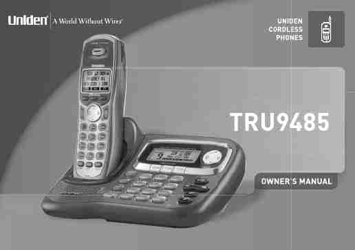 Uniden Cordless Telephone TRU9485-page_pdf